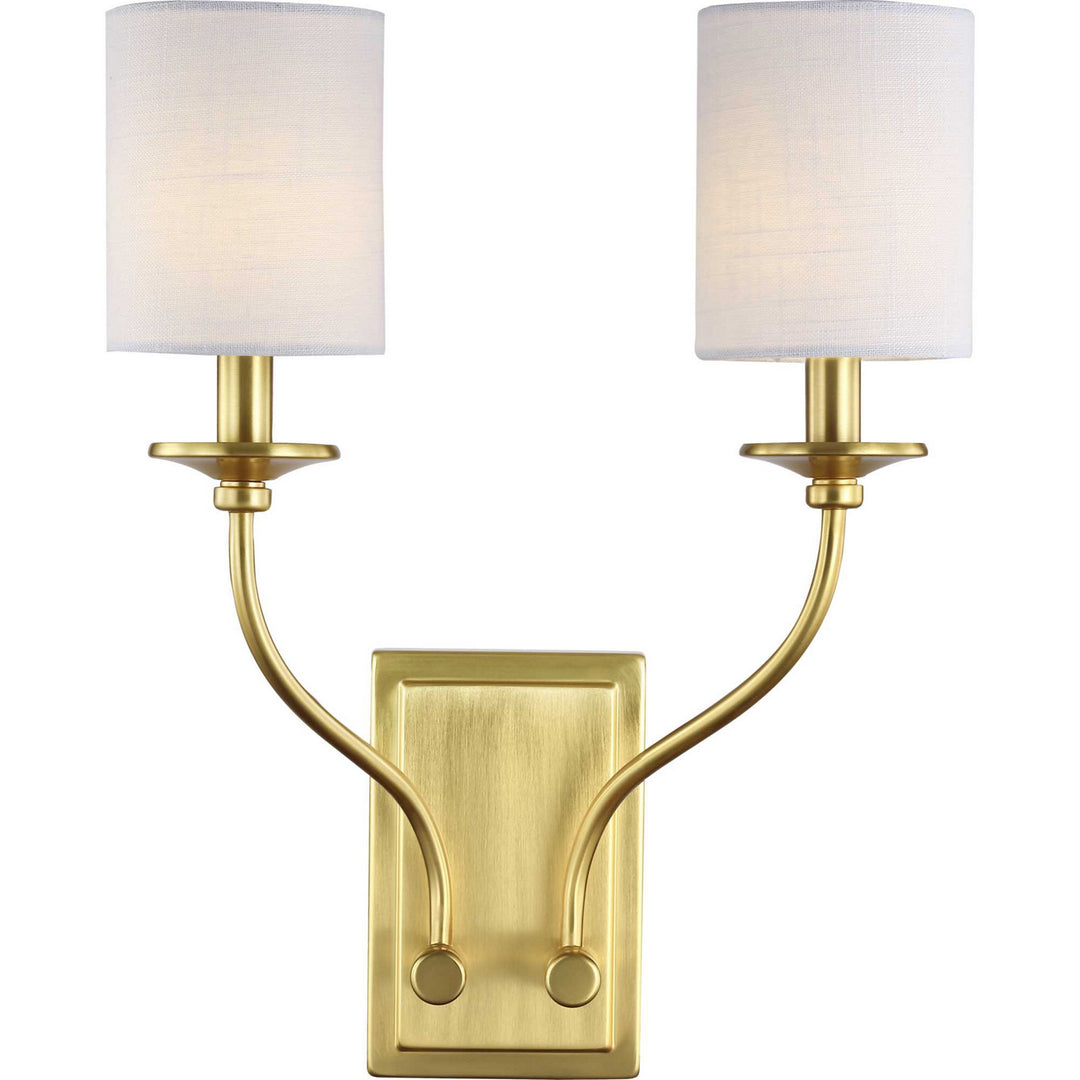Progress Canada - P710019-012 - Two Light Wall Sconce - Bonita - Satin Brass