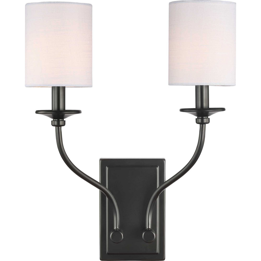Progress Canada - P710019-031 - Two Light Wall Sconce - Bonita - Black
