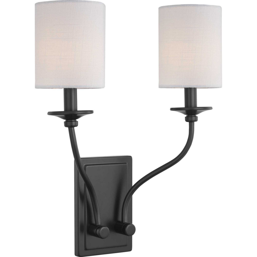 Progress Canada - P710019-031 - Two Light Wall Sconce - Bonita - Black