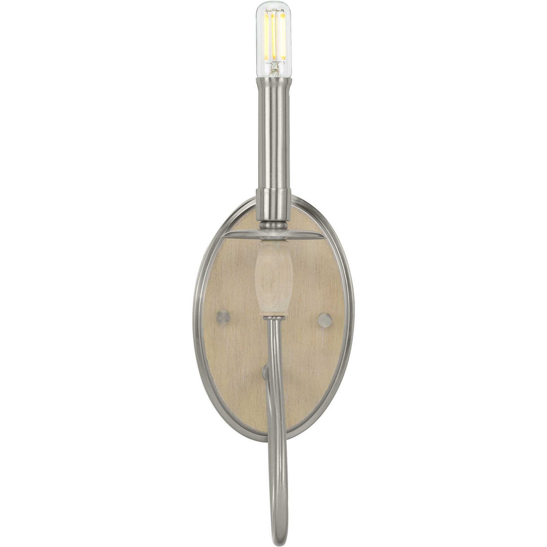 Progress Canada - P710074-009 - One Light Wall Bracket - Durrell - Brushed Nickel