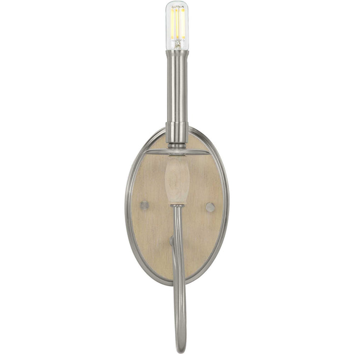 Progress Canada - P710074-009 - One Light Wall Bracket - Durrell - Brushed Nickel