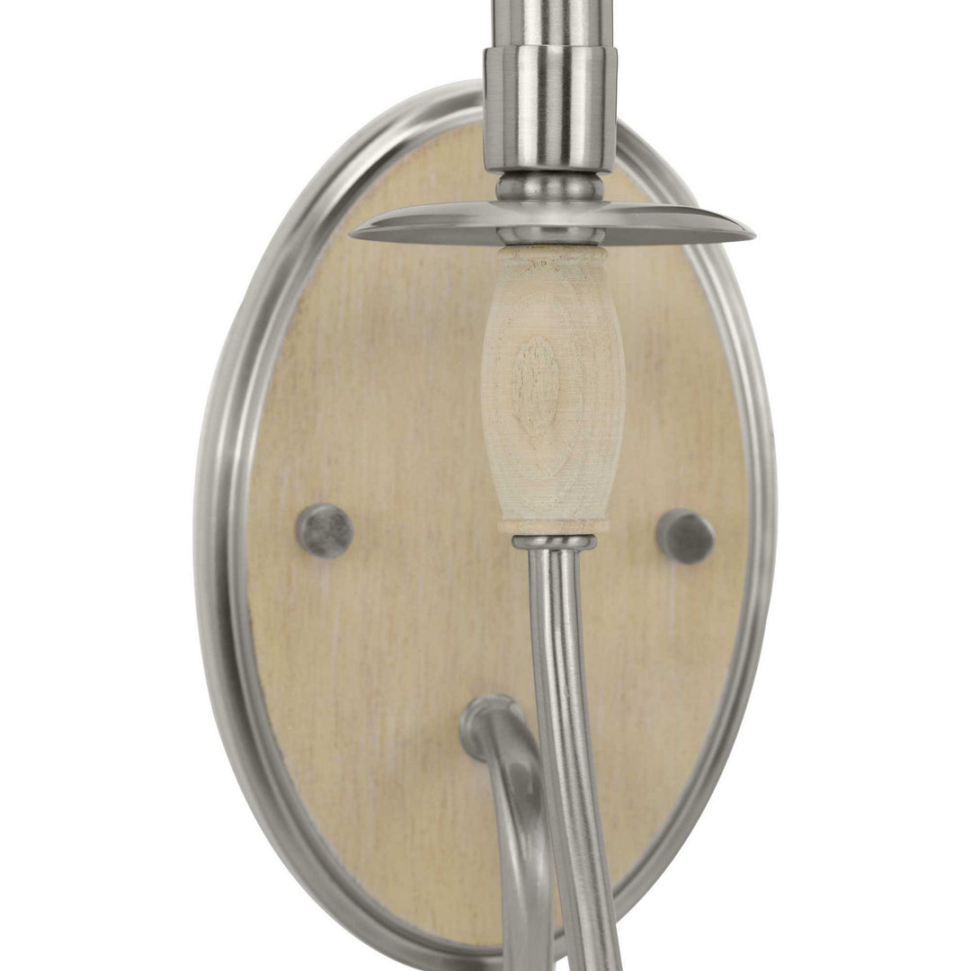 Progress Canada - P710074-009 - One Light Wall Bracket - Durrell - Brushed Nickel