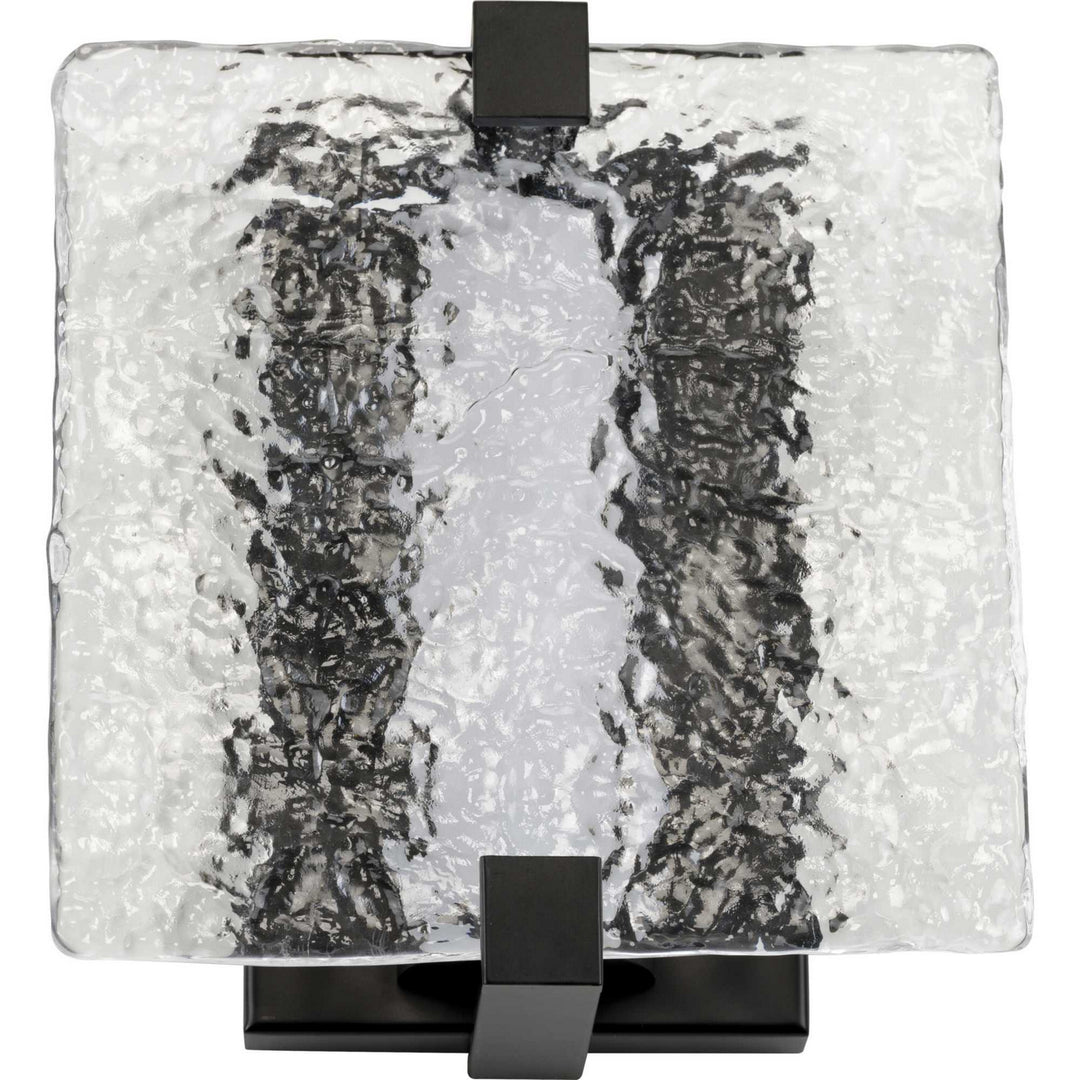 Progress Canada - P710080-031-30 - LED Wall Sconce - LED Stone Glass - Black