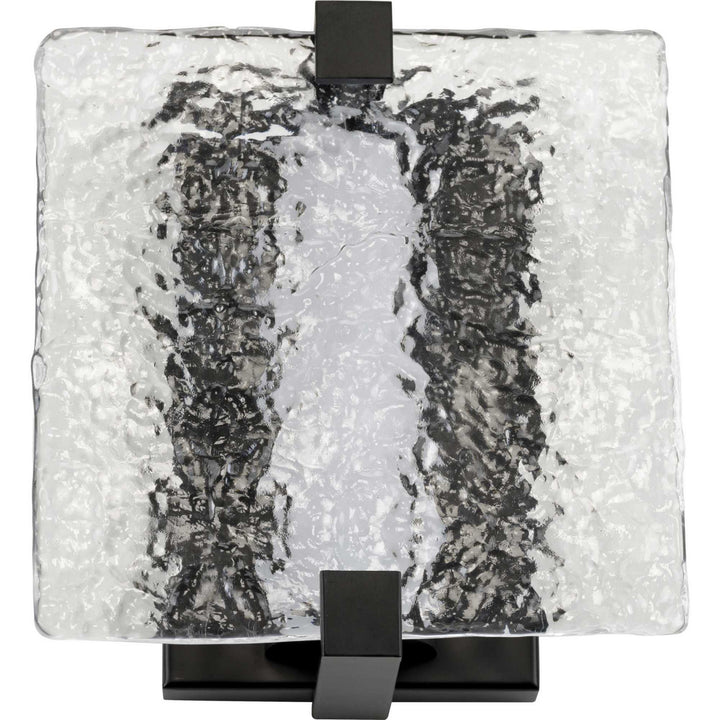 Progress Canada - P710080-031-30 - LED Wall Sconce - LED Stone Glass - Black
