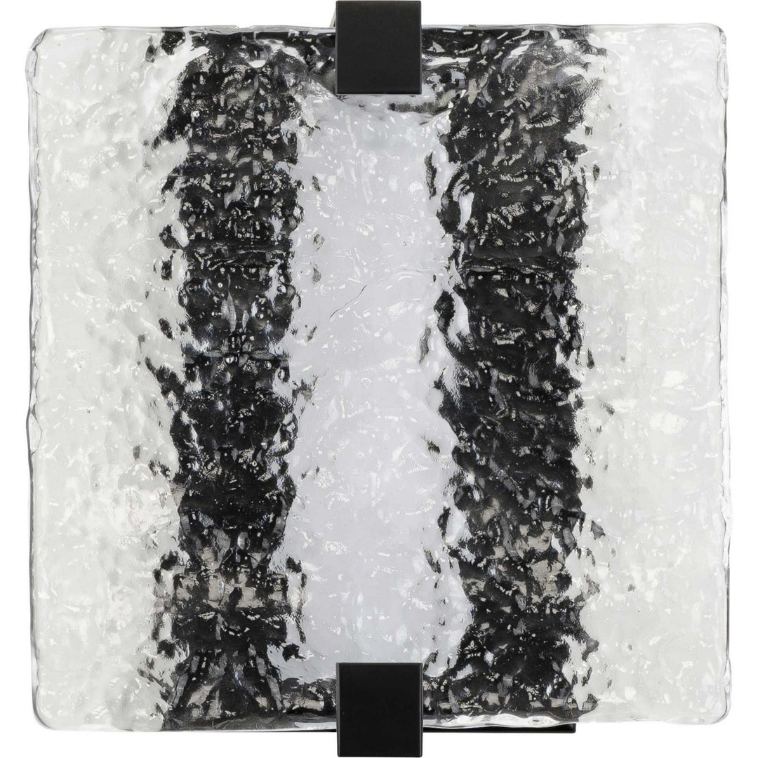 Progress Canada - P710080-031-30 - LED Wall Sconce - LED Stone Glass - Black