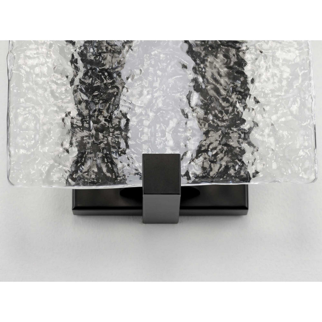 Progress Canada - P710080-031-30 - LED Wall Sconce - LED Stone Glass - Black