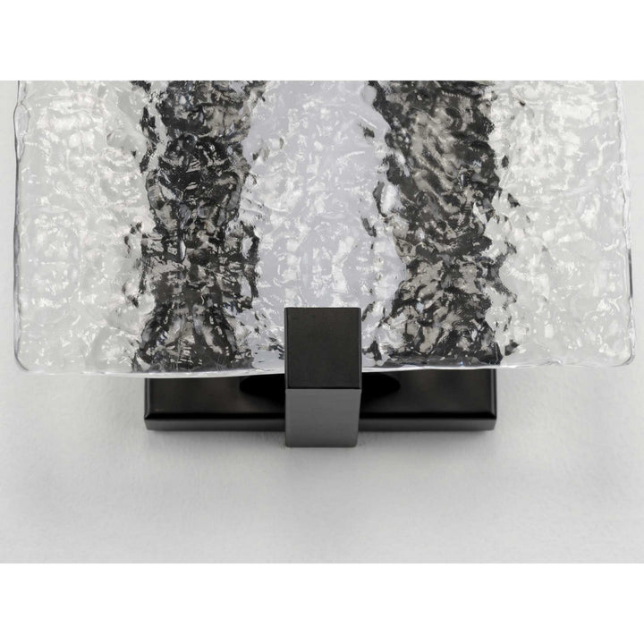 Progress Canada - P710080-031-30 - LED Wall Sconce - LED Stone Glass - Black