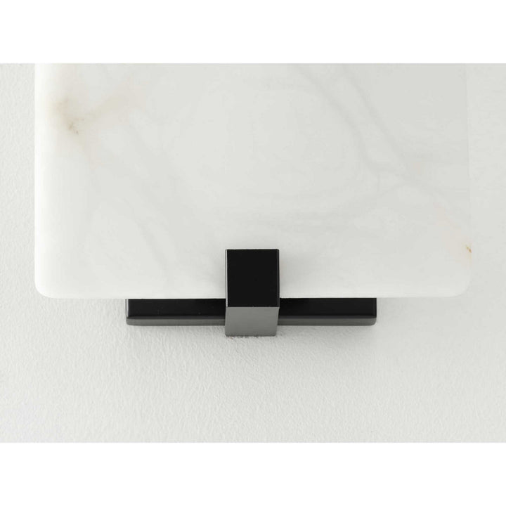 Progress Canada - P710081-031-30 - LED Wall Sconce - LED Alabaster Stone - Black