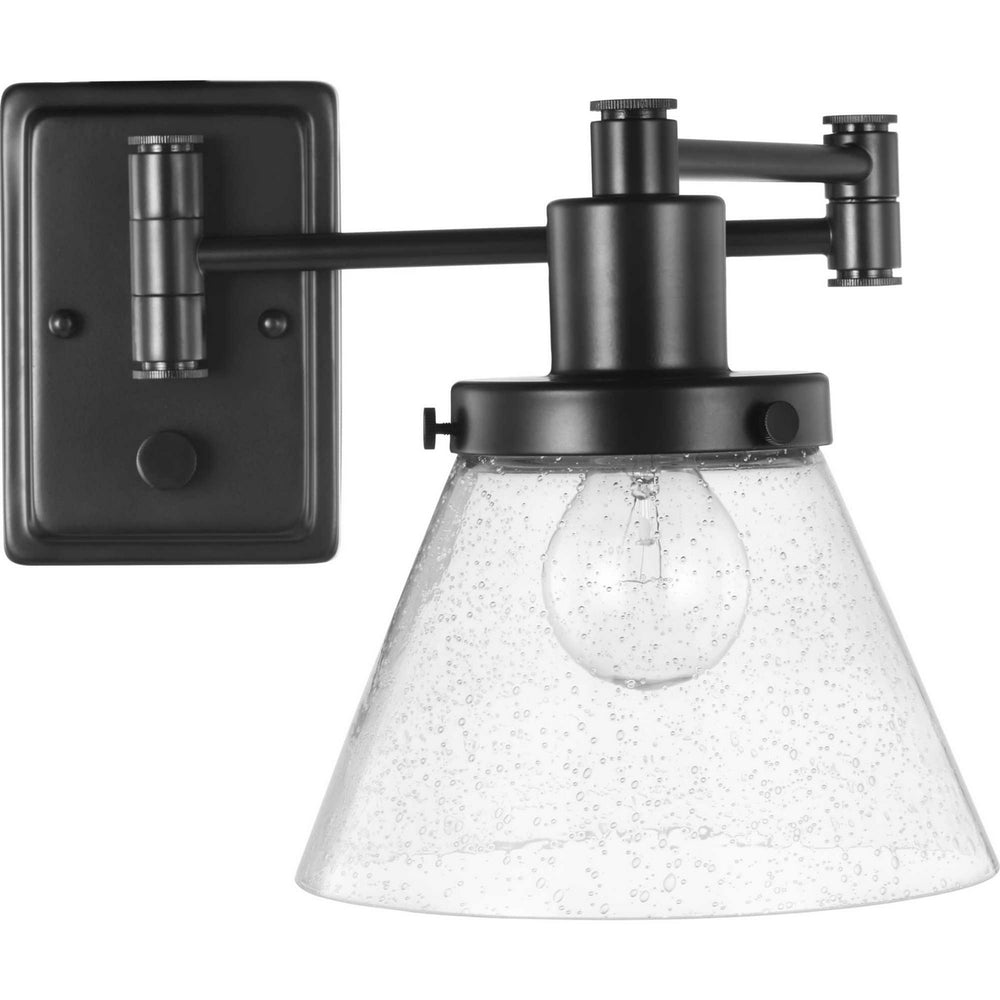 Progress Canada - P710084-031 - One Light Swing Arm Wall Lamp - Hinton - Black