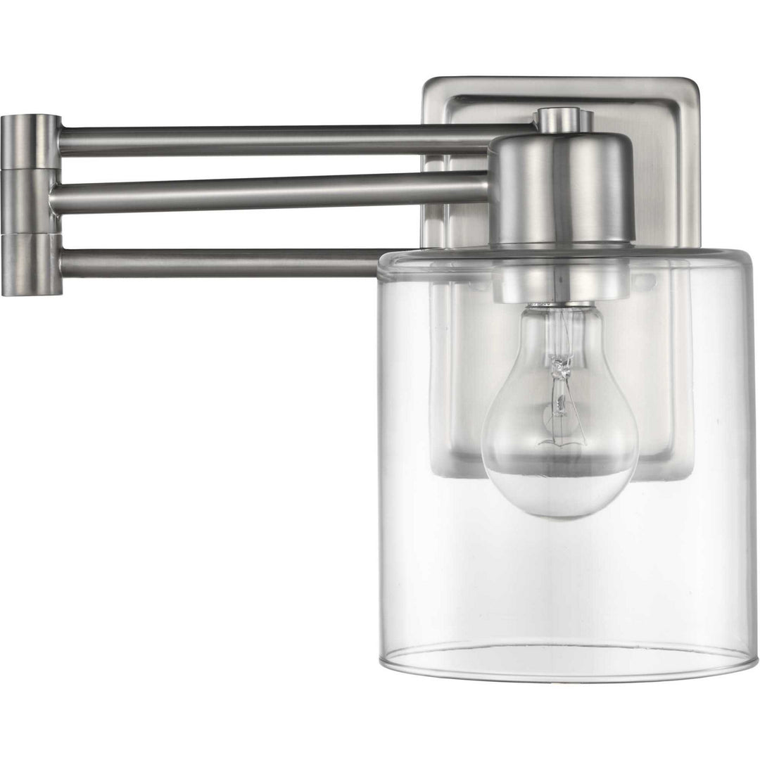 Progress Canada - P710086-009 - One Light Swing Arm Wall Lamp - Milner - Brushed Nickel