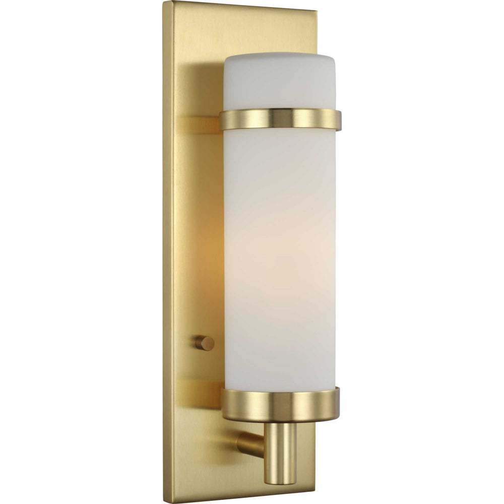Progress Canada - P710087-012 - One Light Wall Sconce - Hartwick - Satin Brass
