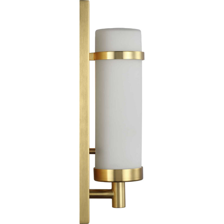Progress Canada - P710087-012 - One Light Wall Sconce - Hartwick - Satin Brass
