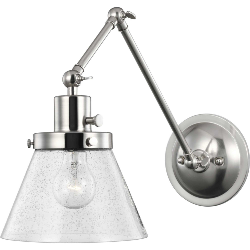 Progress Canada - P710094-009 - One Light Swing Arm Wall Lamp - Hinton - Brushed Nickel