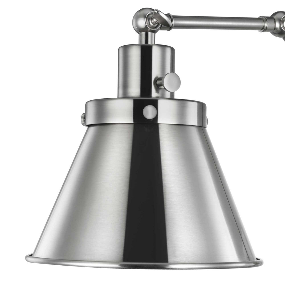 Progress Canada - P710095-009 - One Light Swing Arm Wall Lamp - Hinton - Brushed Nickel