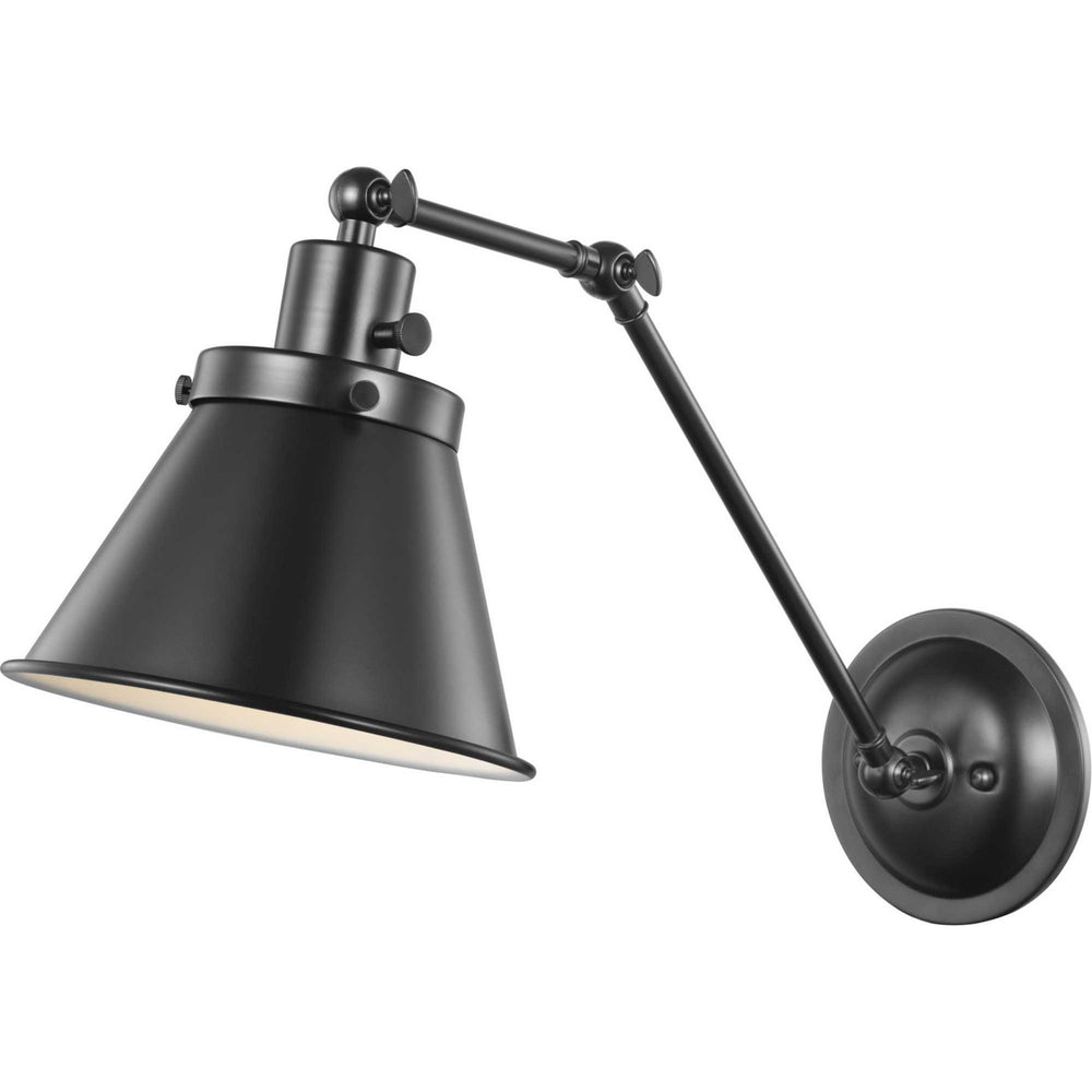Progress Canada - P710095-031 - One Light Swing Arm Wall Lamp - Hinton - Black