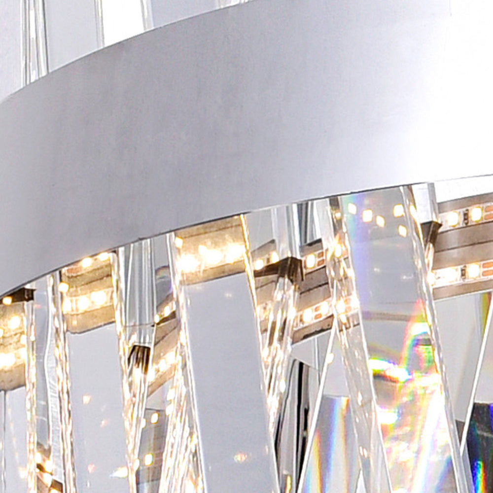 CWI Lighting Canada - 1220P24-601 - LED Chandelier - Glace - Chrome