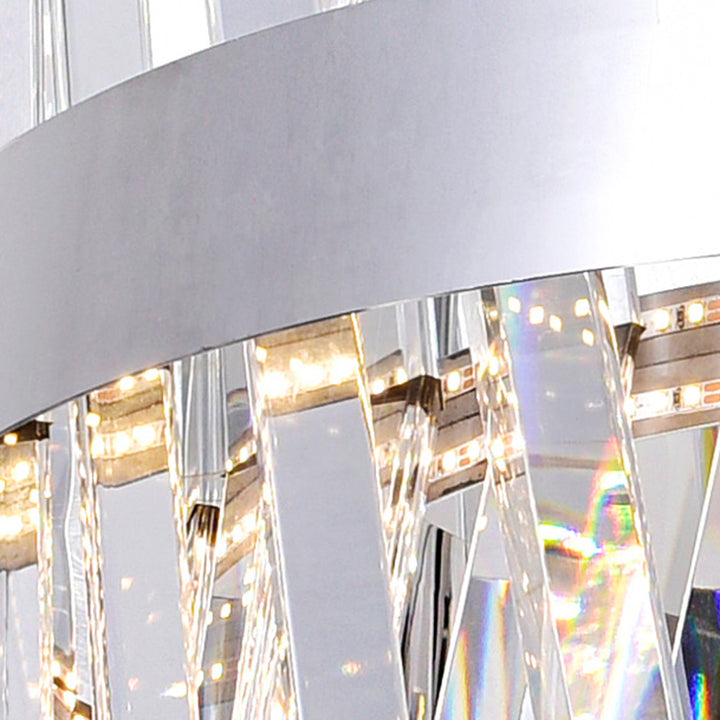 CWI Lighting Canada - 1220P24-601 - LED Chandelier - Glace - Chrome