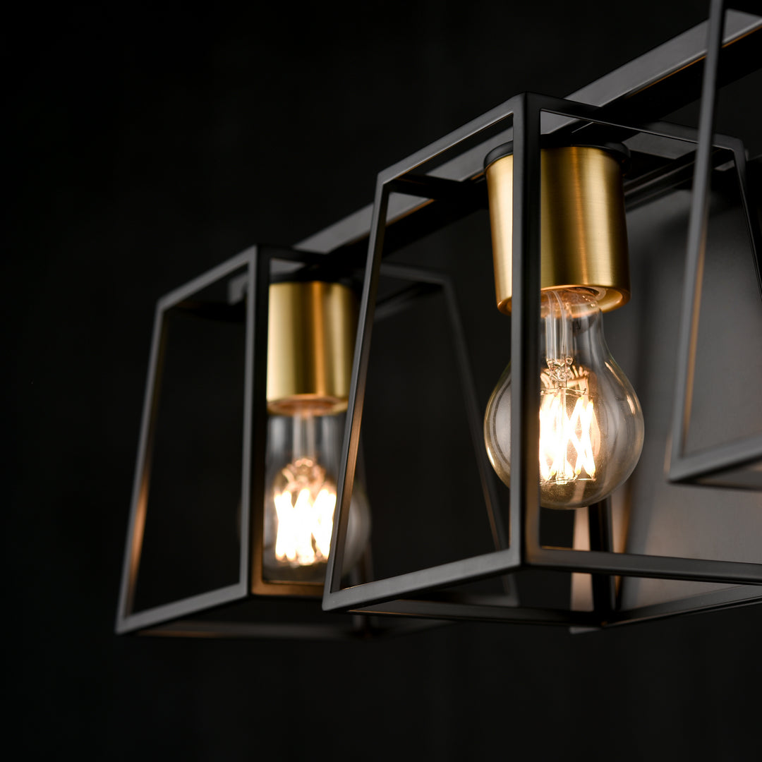 DVI Canada - DVP29043MF+EB - Three Light Vanity - Cape Breton - Multiple Finishes And Ebony