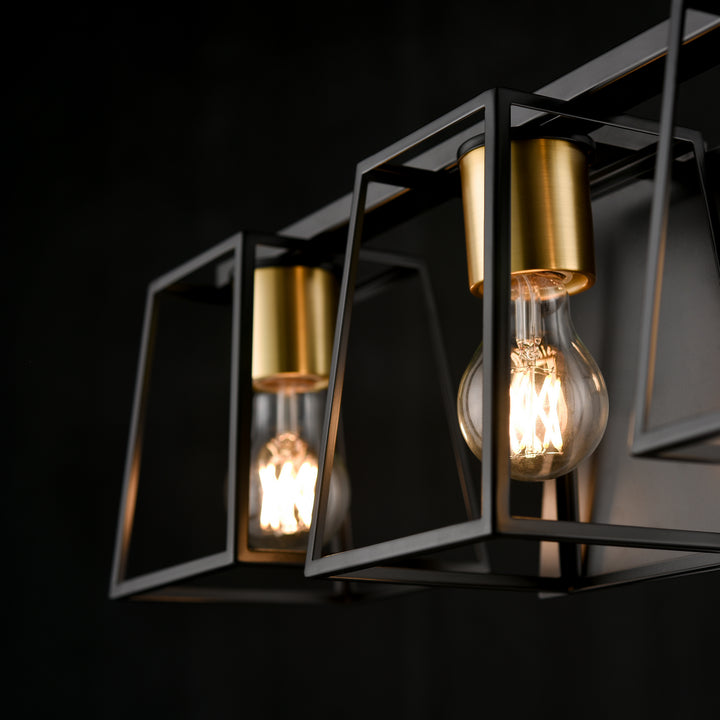 DVI Canada - DVP29043MF+EB - Three Light Vanity - Cape Breton - Multiple Finishes And Ebony