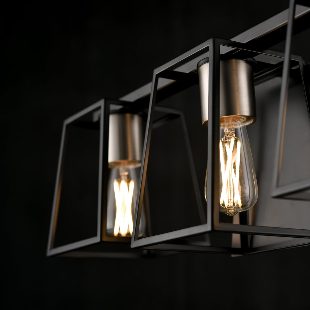 DVI Canada - DVP29043MF+EB - Three Light Vanity - Cape Breton - Multiple Finishes And Ebony