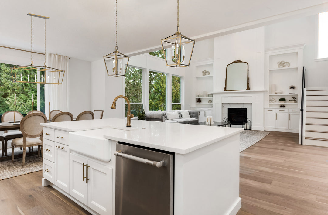 DVI Canada - DVP30102MF+BR - Six Light Linear Pendant - Lundy'S Lane - Multiple Finishes And Brass