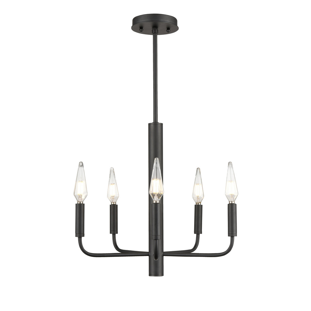 DVI Canada - DVP44025MF+GR - Five Light Chandelier - Olivia - Multiple Finishes Ad Painted Satin Brass