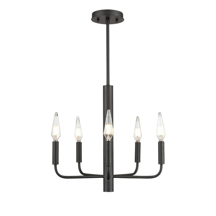 DVI Canada - DVP44025MF+GR - Five Light Chandelier - Olivia - Multiple Finishes Ad Painted Satin Brass