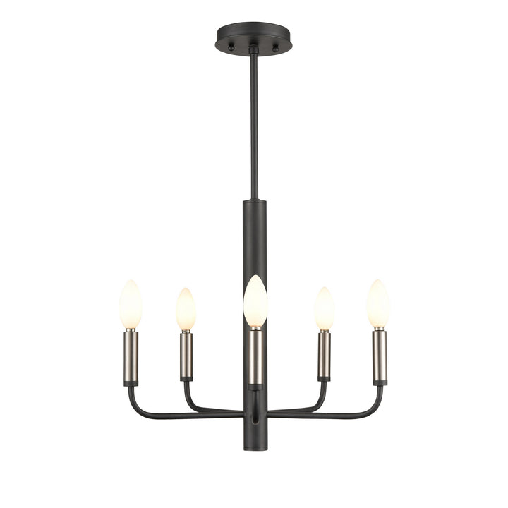 DVI Canada - DVP44025MF+GR - Five Light Chandelier - Olivia - Multiple Finishes Ad Painted Satin Brass