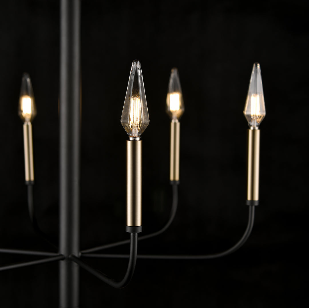 DVI Canada - DVP44026MF+GR - Six Light Chandelier - Olivia - Multiple/Graphite