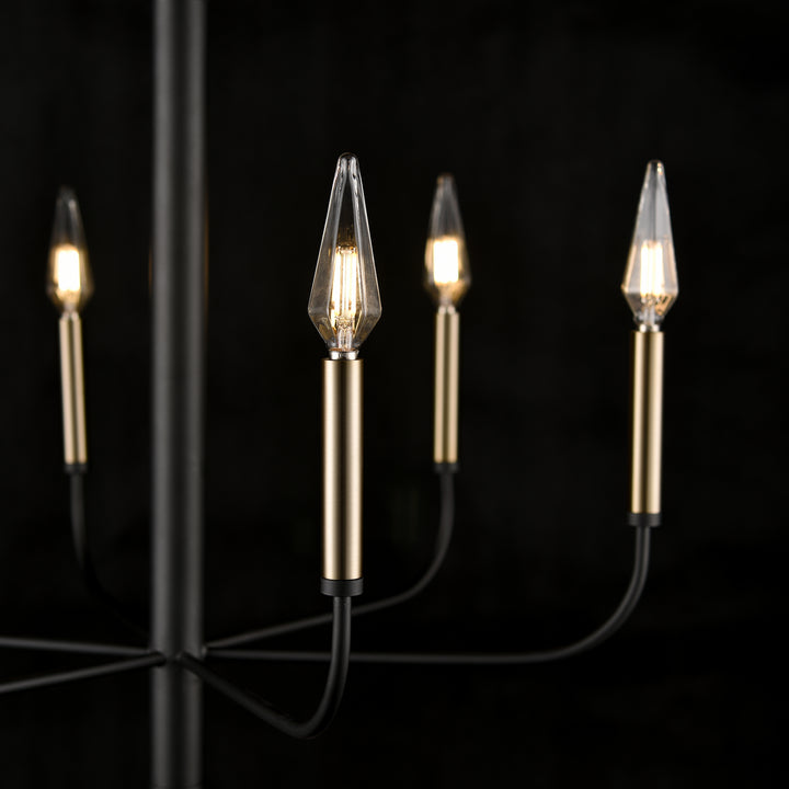 DVI Canada - DVP44026MF+GR - Six Light Chandelier - Olivia - Multiple/Graphite