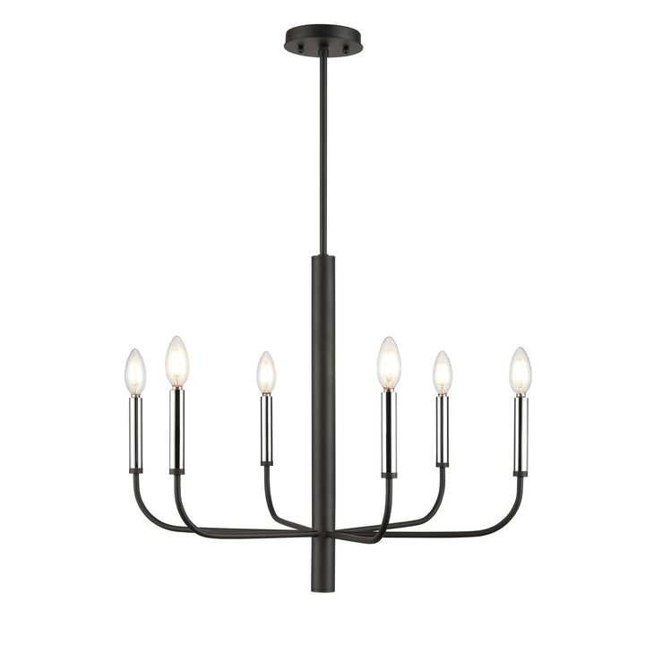 DVI Canada - DVP44026MF+GR - Six Light Chandelier - Olivia - Multiple/Graphite