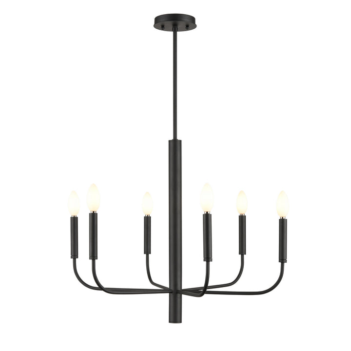 DVI Canada - DVP44026MF+GR - Six Light Chandelier - Olivia - Multiple/Graphite