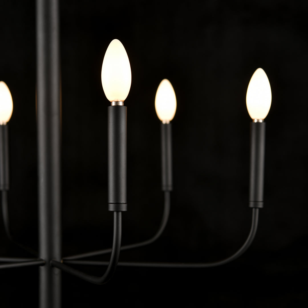 DVI Canada - DVP44026MF+GR - Six Light Chandelier - Olivia - Multiple/Graphite