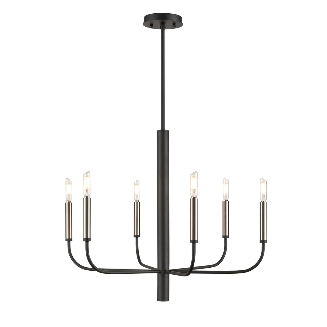 DVI Canada - DVP44026MF+GR - Six Light Chandelier - Olivia - Multiple/Graphite