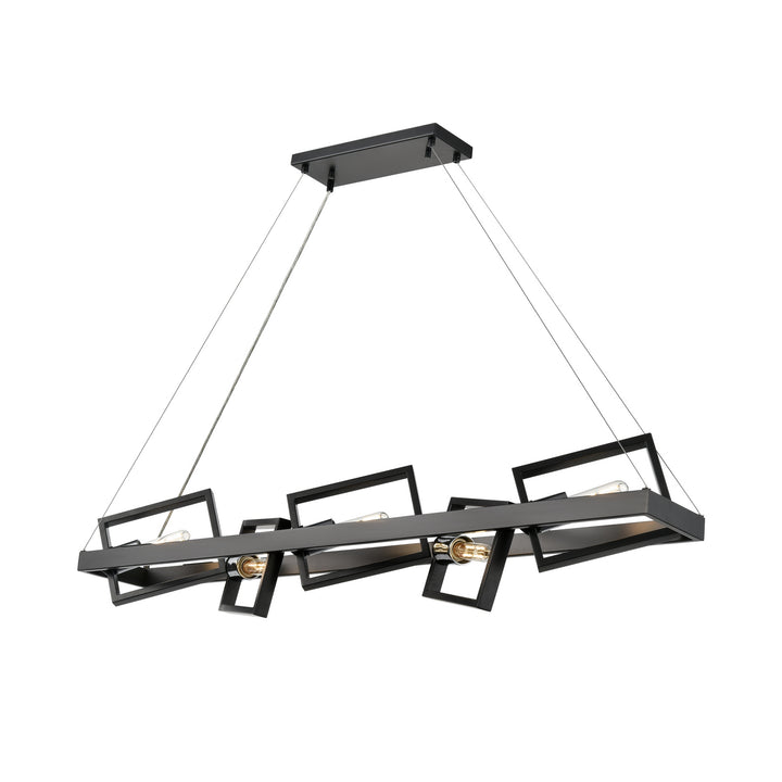 DVI Canada - DVP45202MF+GR - Five Light Linear Pendant - Northwest Passage - Multiple Finishes And Graphite