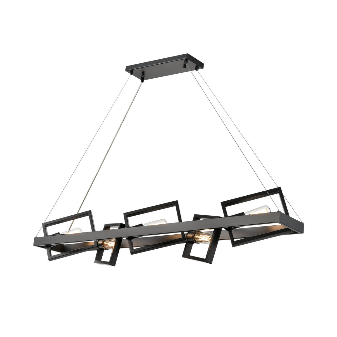 DVI Canada - DVP45202MF+GR - Five Light Linear Pendant - Northwest Passage - Multiple Finishes And Graphite