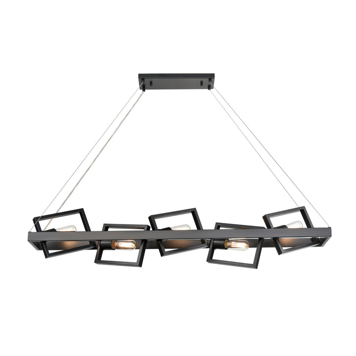 DVI Canada - DVP45202MF+GR - Five Light Linear Pendant - Northwest Passage - Multiple Finishes And Graphite