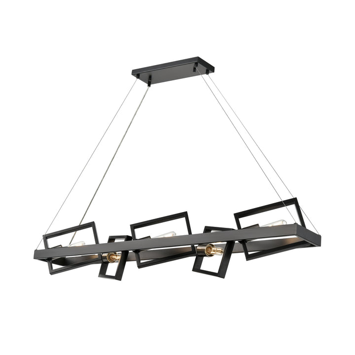 DVI Canada - DVP45202MF+GR - Five Light Linear Pendant - Northwest Passage - Multiple Finishes And Graphite