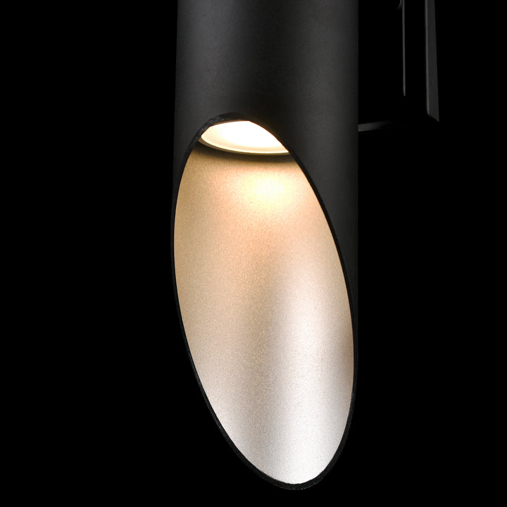 DVI Canada - DVP43071SS+BK - Two Light Outdoor Wall Sconce - Brecon Outdoor - Stainless Steel And Black