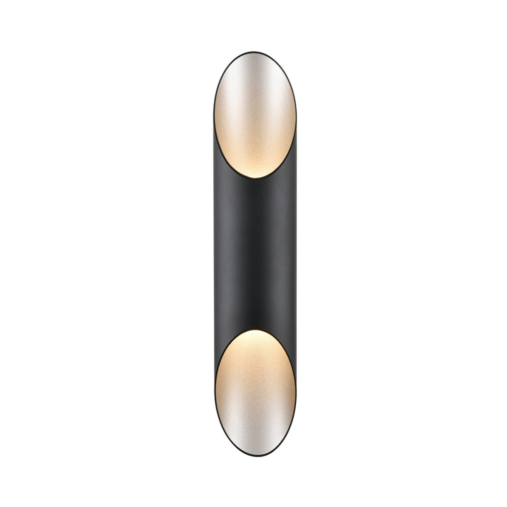 DVI Canada - DVP43072SS+BK - Two Light Outdoor Wall Sconce - Brecon Outdoor - Stainless Steel And Black