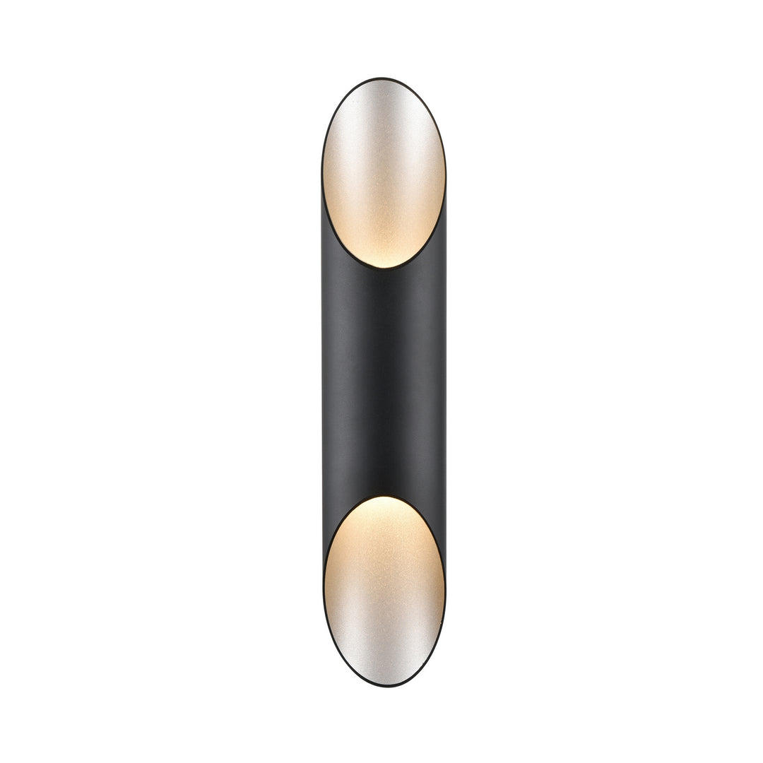 DVI Canada - DVP43072SS+BK - Two Light Outdoor Wall Sconce - Brecon Outdoor - Stainless Steel And Black