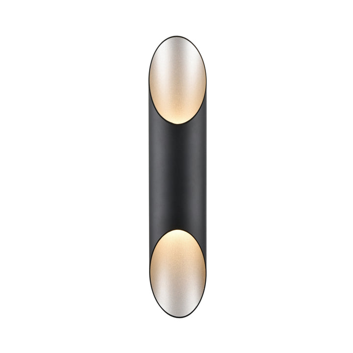 DVI Canada - DVP43072SS+BK - Two Light Outdoor Wall Sconce - Brecon Outdoor - Stainless Steel And Black