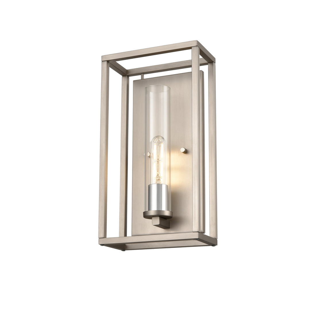 DVI Canada - DVP28199MF+BN-CL - One Light Wall Sconce - Sambre - Multiple Finishes And Buffed Nickel w/Clear Glass