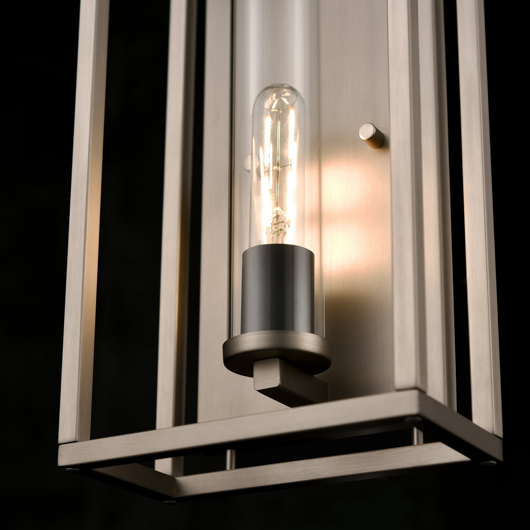 DVI Canada - DVP28199MF+BN-CL - One Light Wall Sconce - Sambre - Multiple Finishes And Buffed Nickel w/Clear Glass