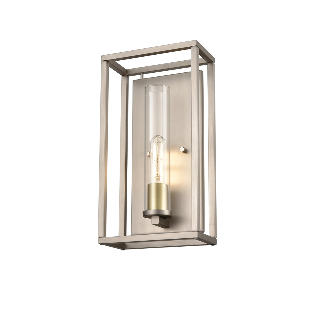 DVI Canada - DVP28199MF+BN-CL - One Light Wall Sconce - Sambre - Multiple Finishes And Buffed Nickel w/Clear Glass