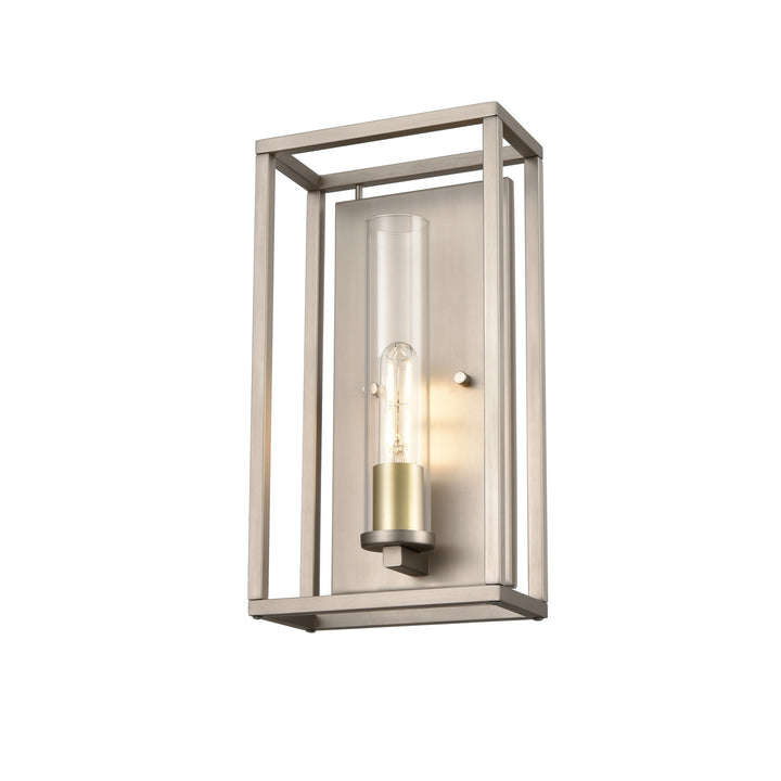DVI Canada - DVP28199MF+BN-CL - One Light Wall Sconce - Sambre - Multiple Finishes And Buffed Nickel w/Clear Glass