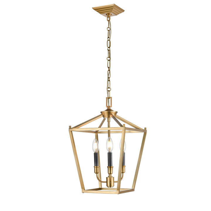DVI Canada - DVP30147MF+BR - Three Light Pendant - Lundy'S Lane - Multiple Finishes And Brass