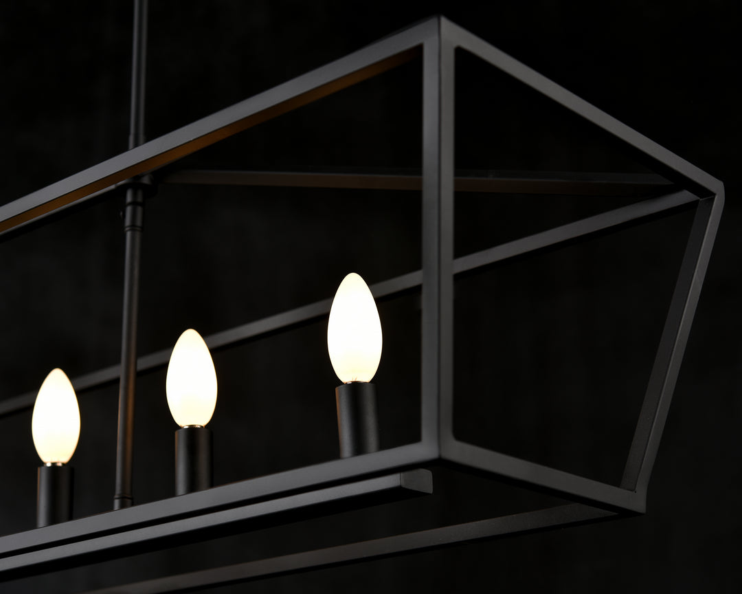 DVI Canada - DVP43804GR - Six Light Linear Pendant - Cabot Trail - Graphite