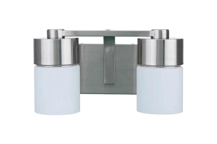 Craftmade Canada - 12314BNK2 - Two Light Vanity - District - Brushed Polished Nickel