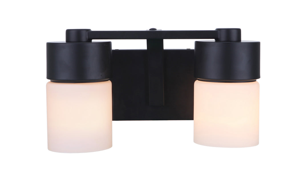 Craftmade Canada - 12314FB2 - Two Light Vanity - District - Flat Black